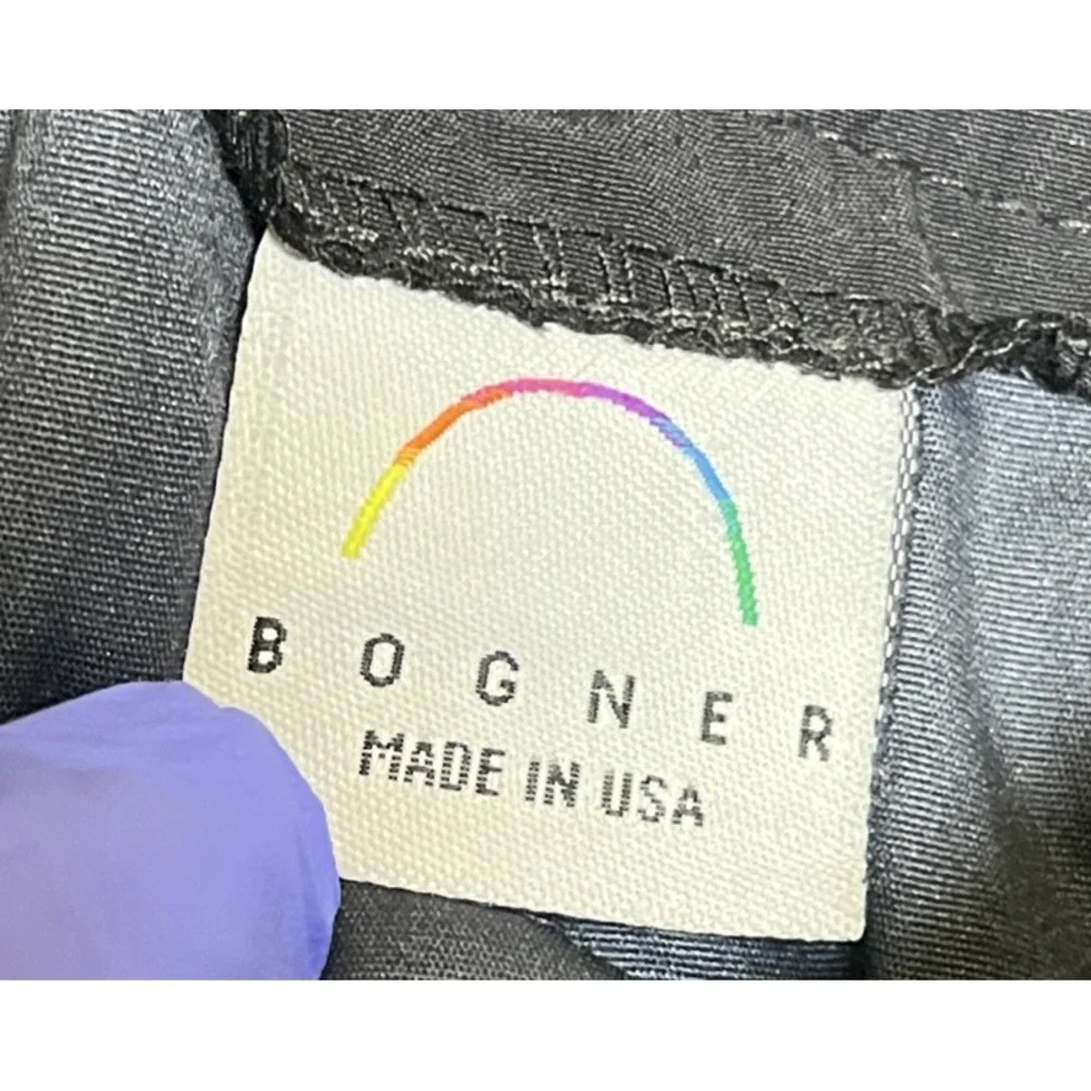 VINTAGE Bogner‎ Ski Pants Womens Size 12 Black  Snow Snowboarding Waterproof